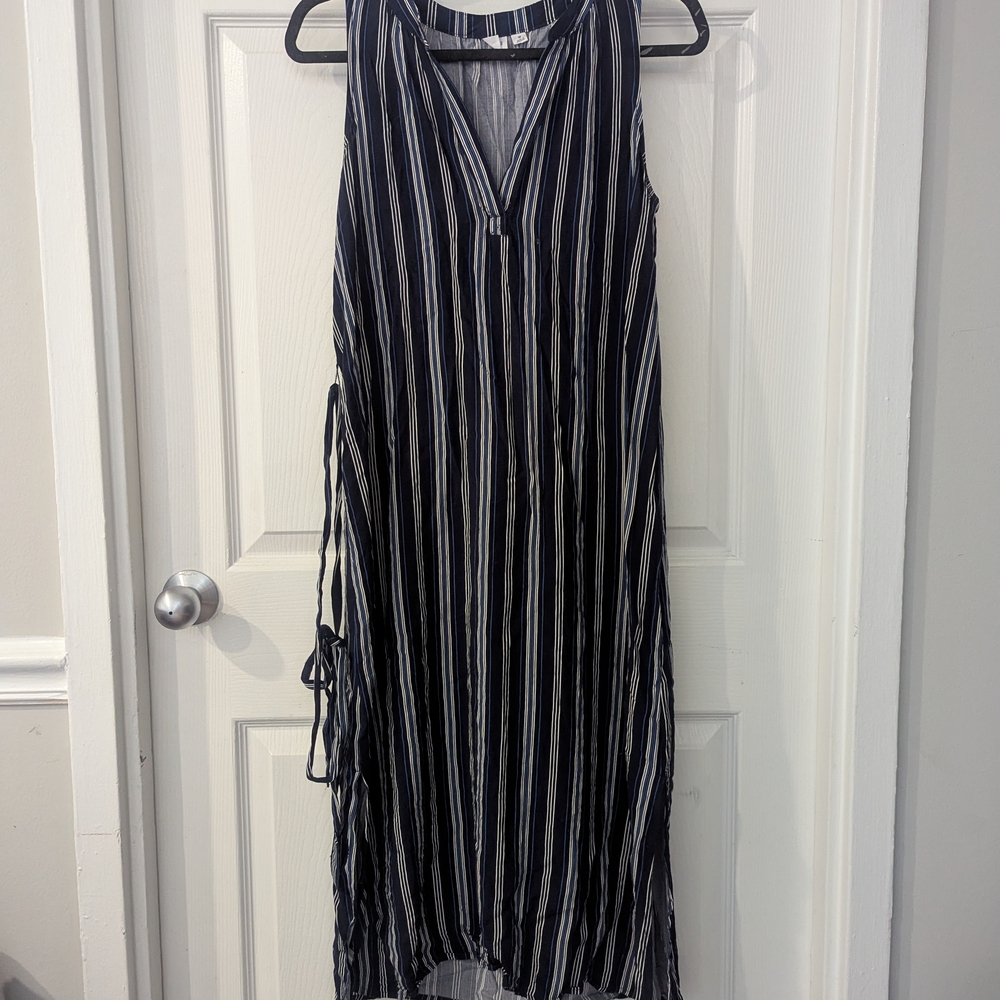 GAP Blue And White Striped Dress